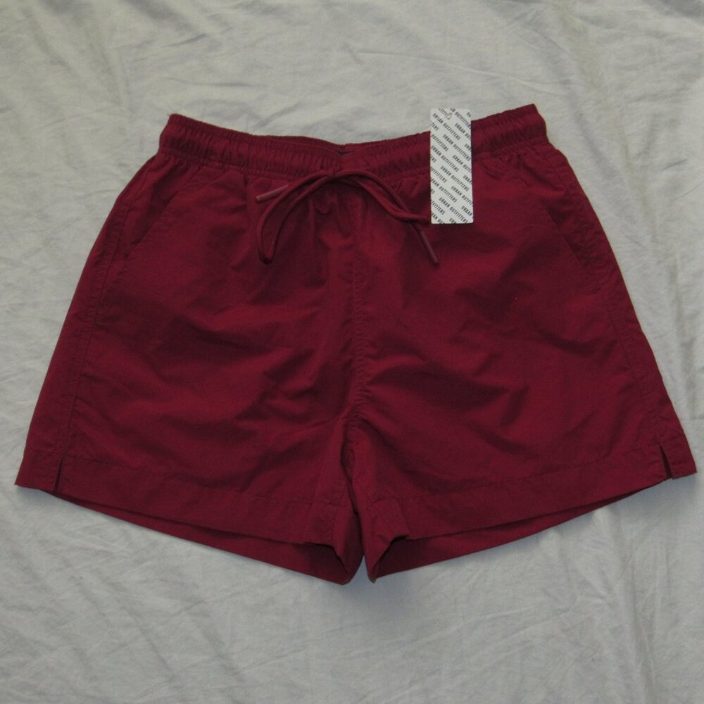 NWT Standard Cloth Urban Outfitters 3" Raspberry Swim Trunks Shorts Men's Small